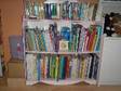 GIRLS BOOKCASE with two/three shelves. Hand made. White....
